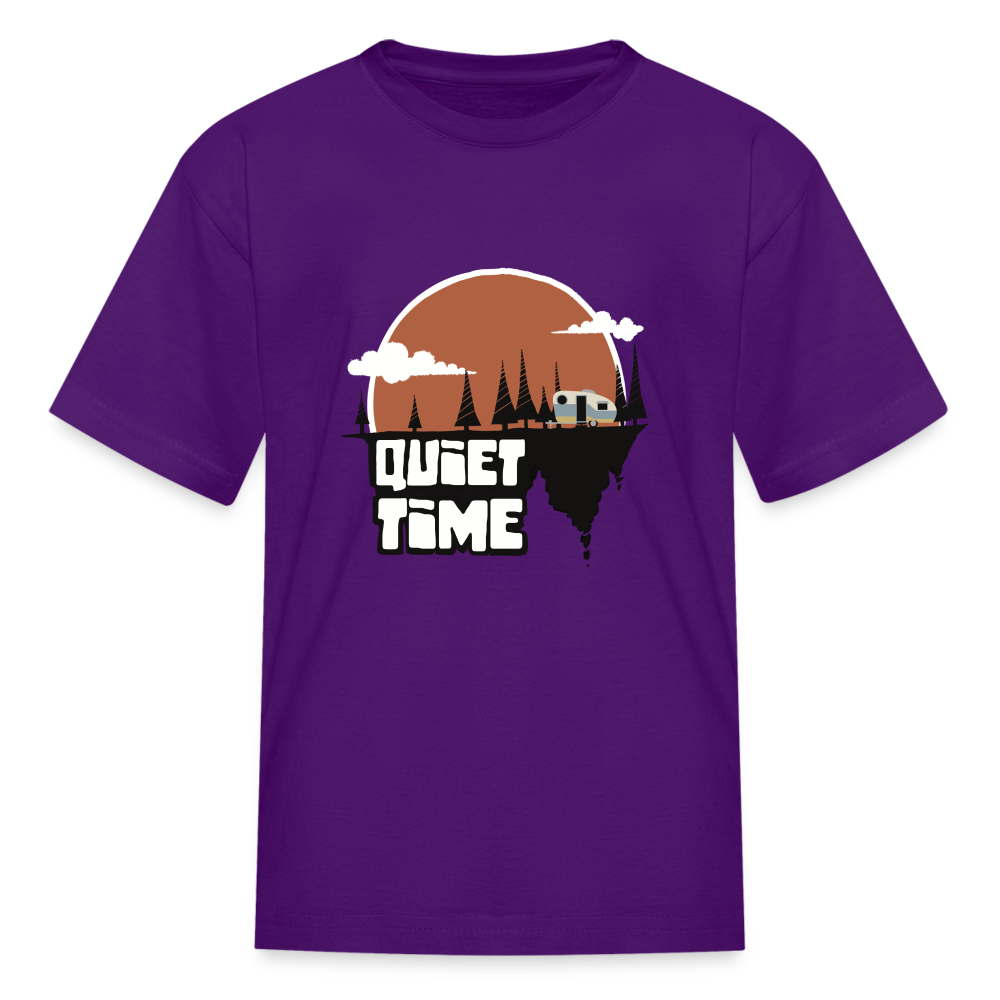 Kids' "Quiet Time" T-Shirt - purple
