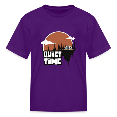 Kids' "Quiet Time" T-Shirt - purple