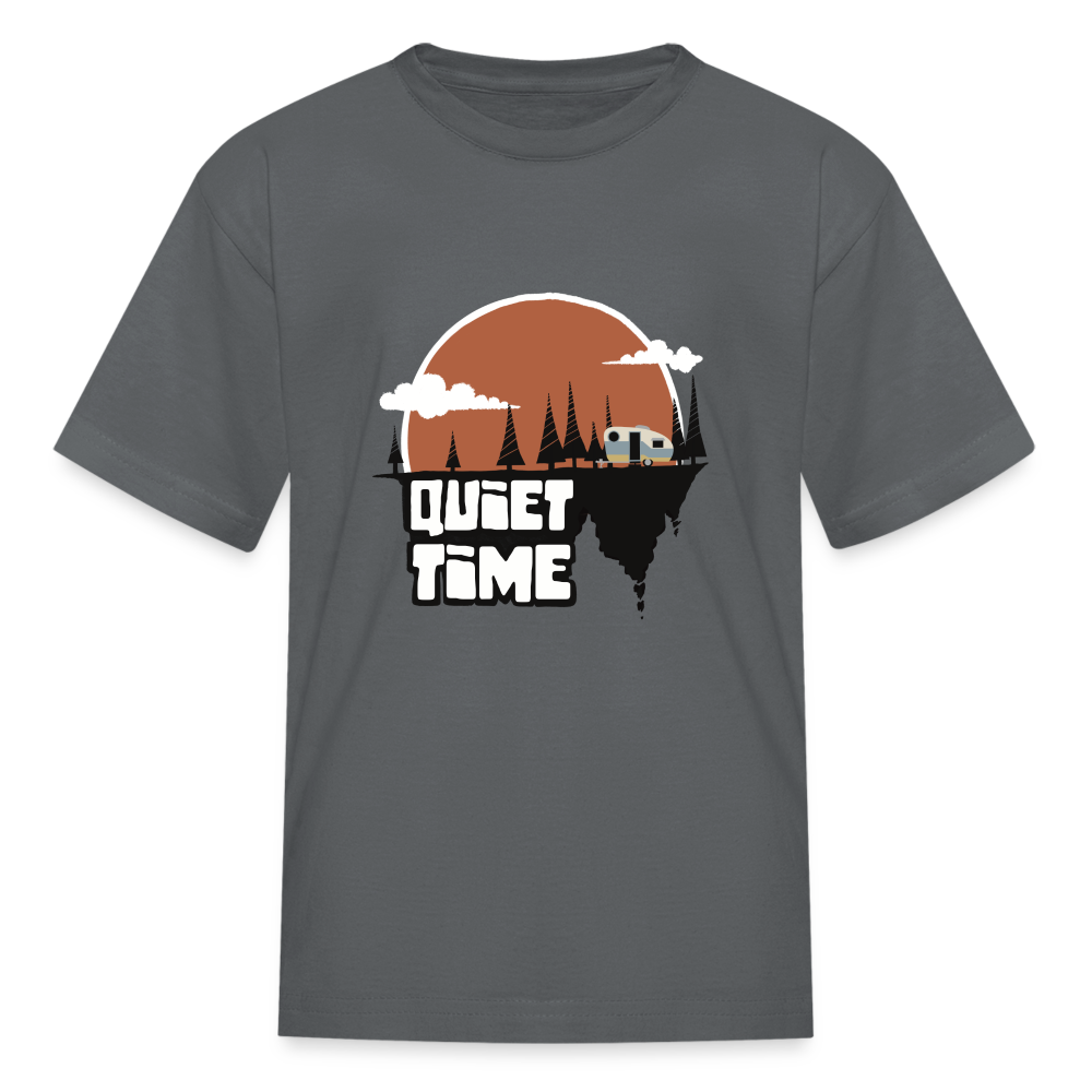 Kids' "Quiet Time" T-Shirt - charcoal