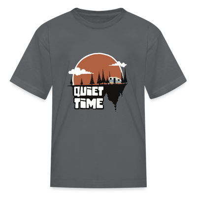 Kids' "Quiet Time" T-Shirt - charcoal