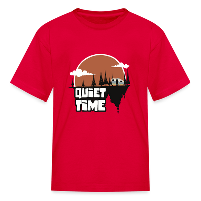 Kids' "Quiet Time" T-Shirt - red