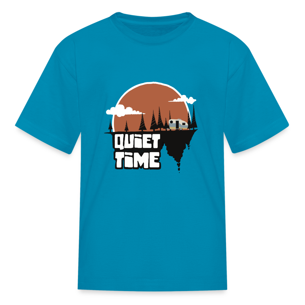 Kids' "Quiet Time" T-Shirt - turquoise