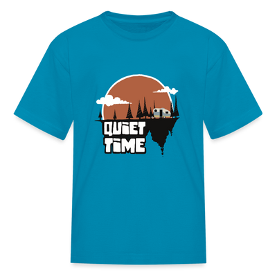 Kids' "Quiet Time" T-Shirt - turquoise