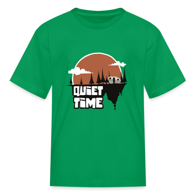 Kids' "Quiet Time" T-Shirt - kelly green