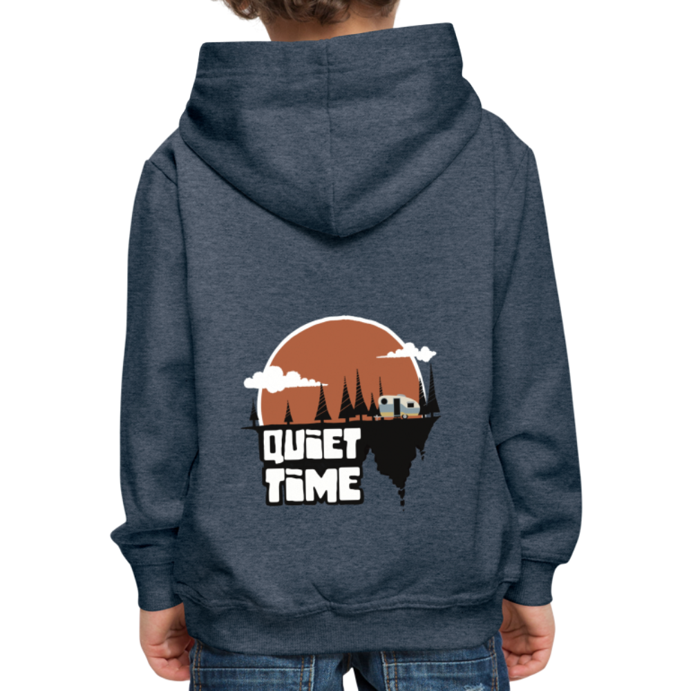 Kids‘ Quiet Time Hoodie - heather denim