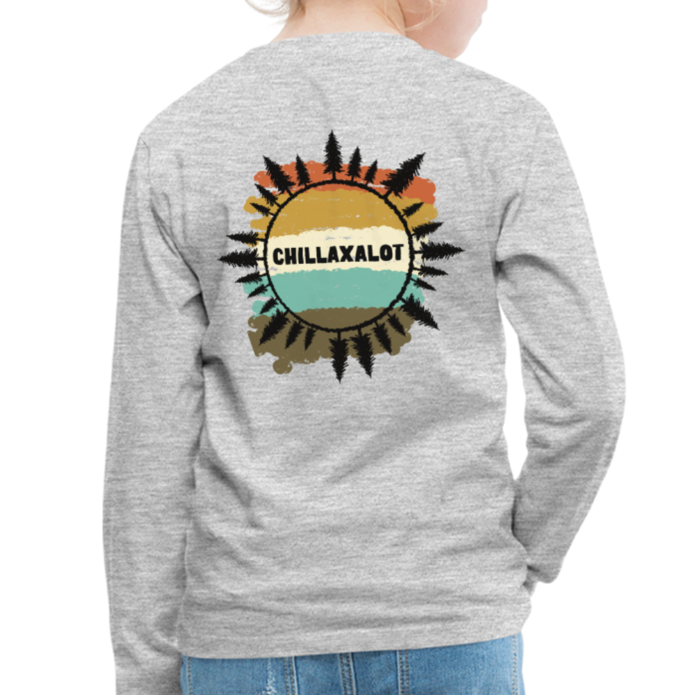Kids' Chillaxalot Long Sleeve T-Shirt - heather gray