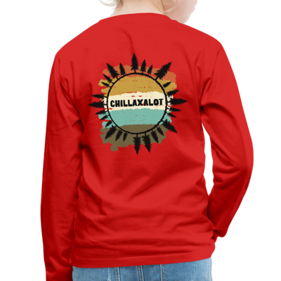 Kids' Chillaxalot Long Sleeve T-Shirt - red