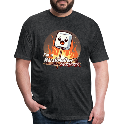 marshmallow T-Shirt - heather black