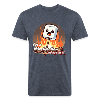 marshmallow T-Shirt - heather navy