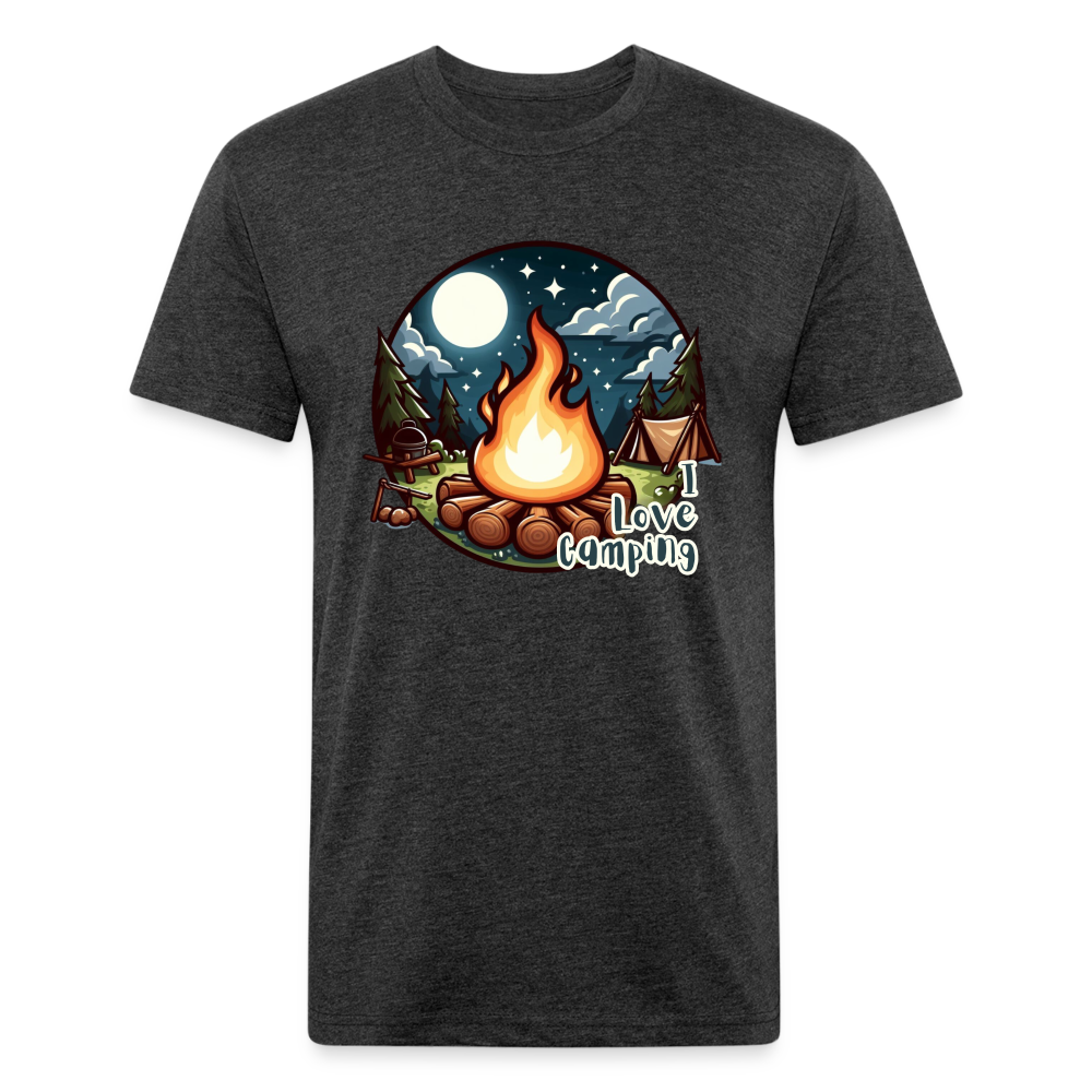 Camping T-Shirt - heather black