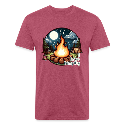 Camping T-Shirt - heather burgundy