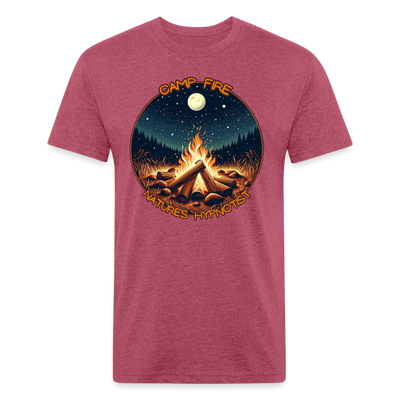 Campfire T-Shirt - heather burgundy