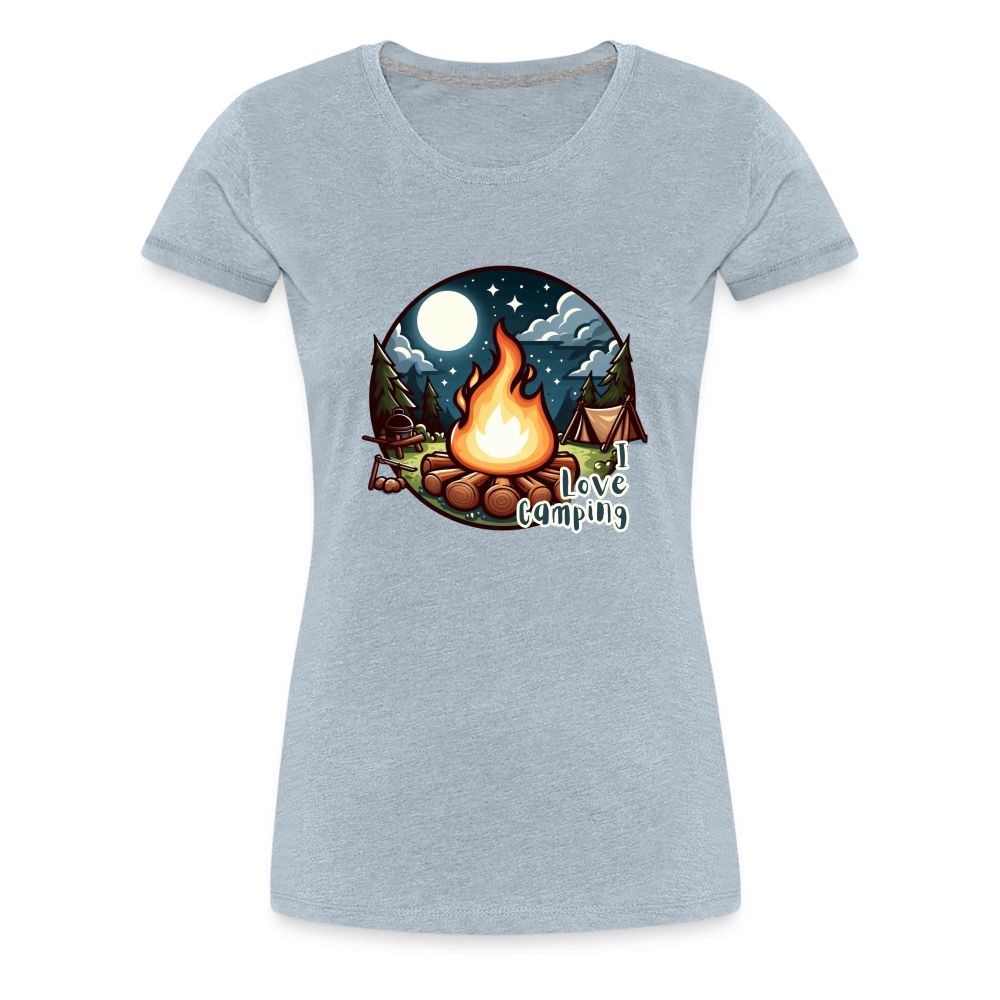 Camping T-Shirt - heather ice blue