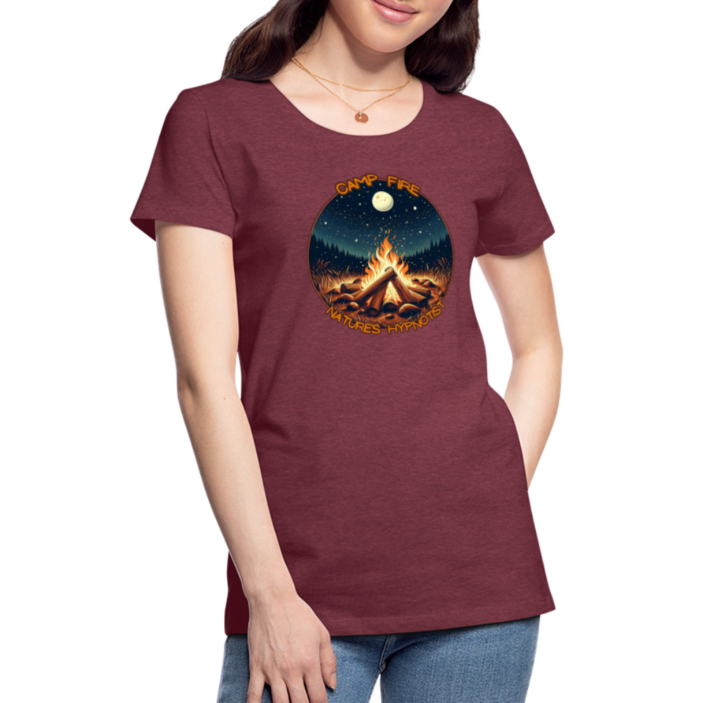 Campfire T-Shirt - heather burgundy