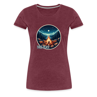 True Peace T-Shirt - heather burgundy