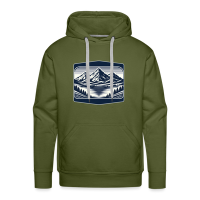 Mountain Hoodie - olive green
