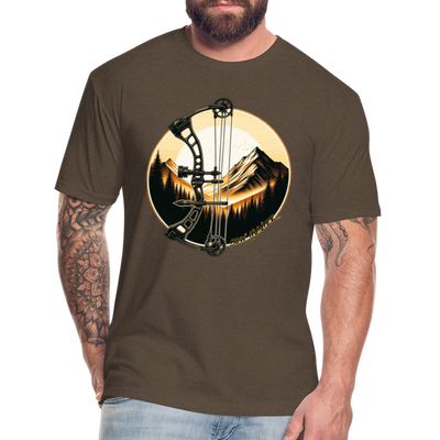 Bowhunter Gold T-Shirt - heather espresso