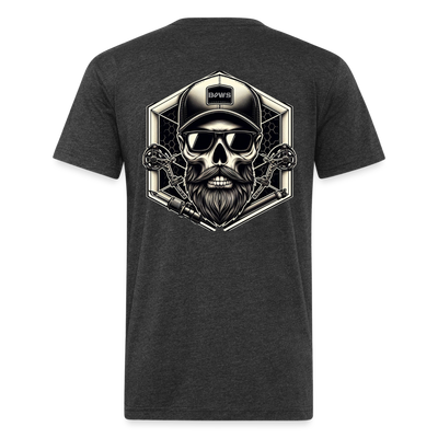 Skull Cap T-Shirt - heather black