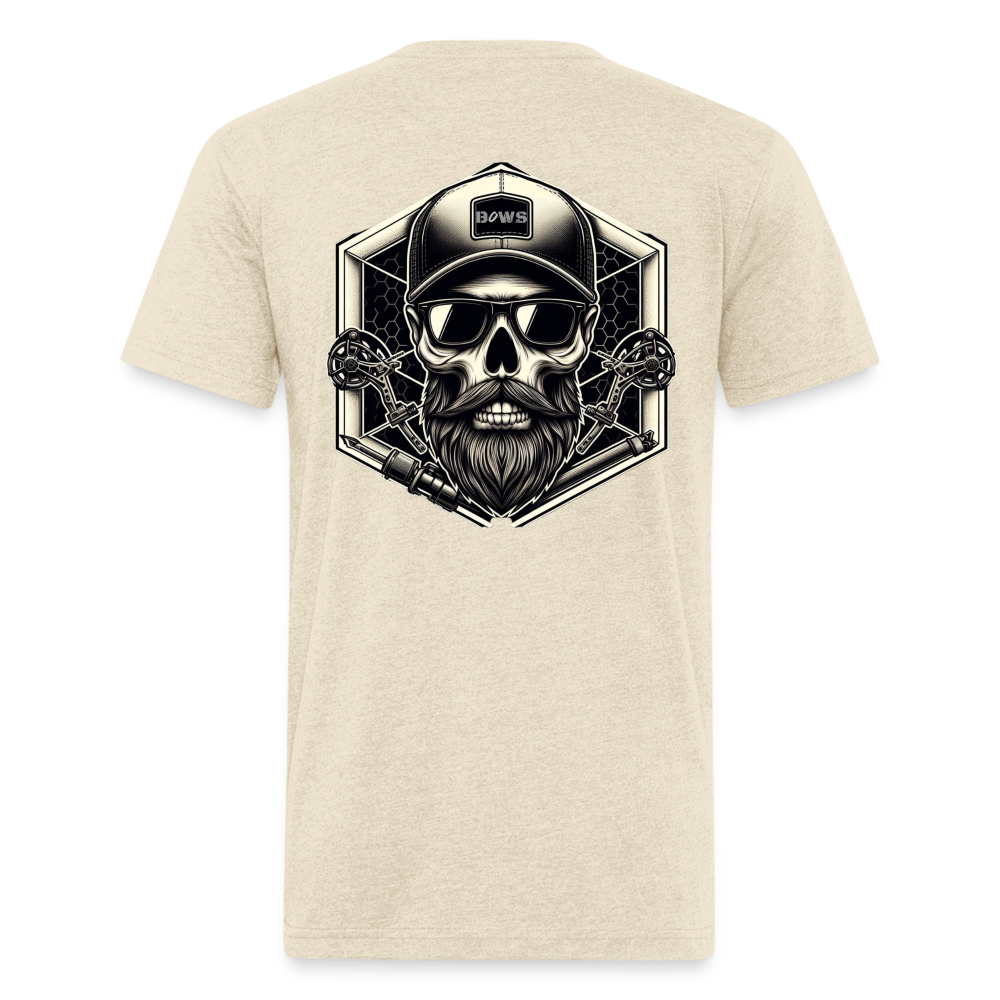 Skull Cap T-Shirt - heather cream