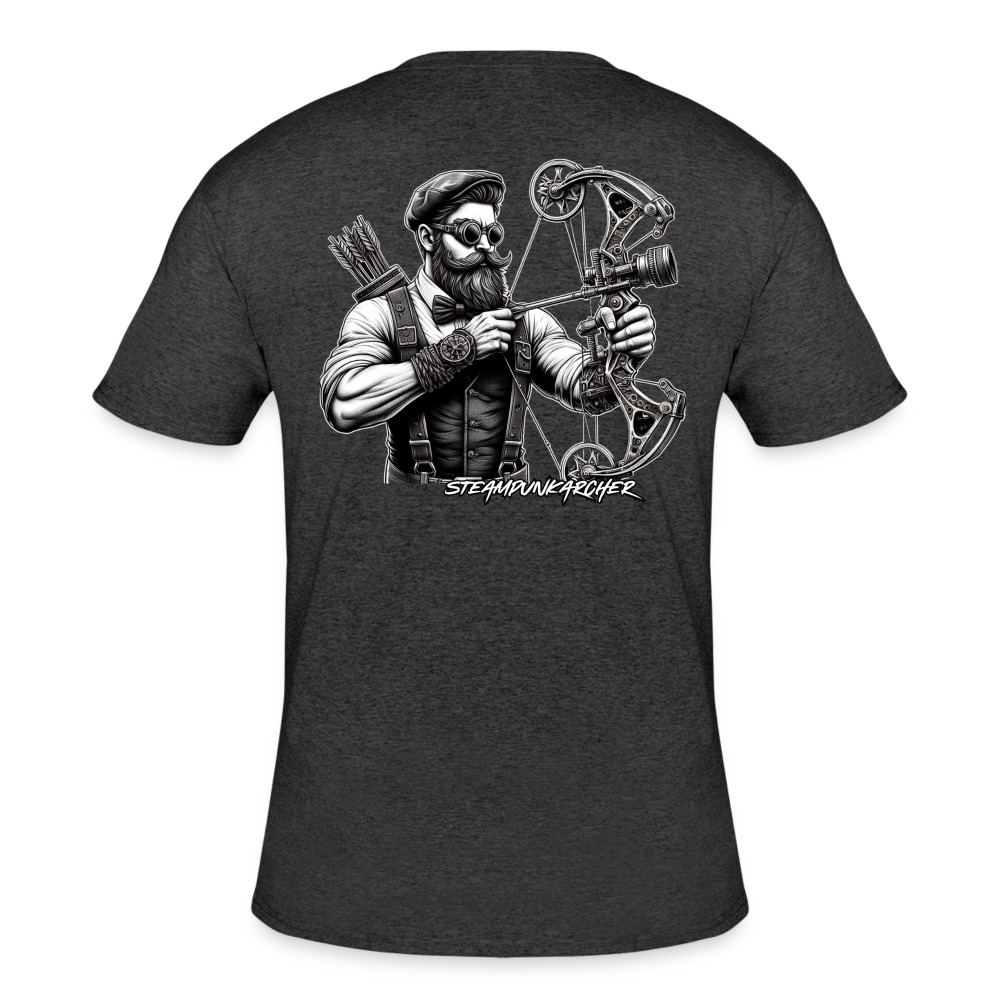 SteamPunk Archer T-Shirt - heather black