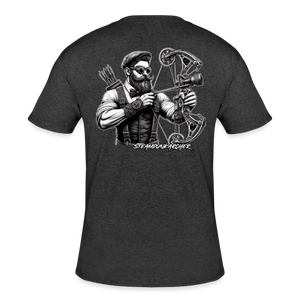 SteamPunk Archer T-Shirt - heather black