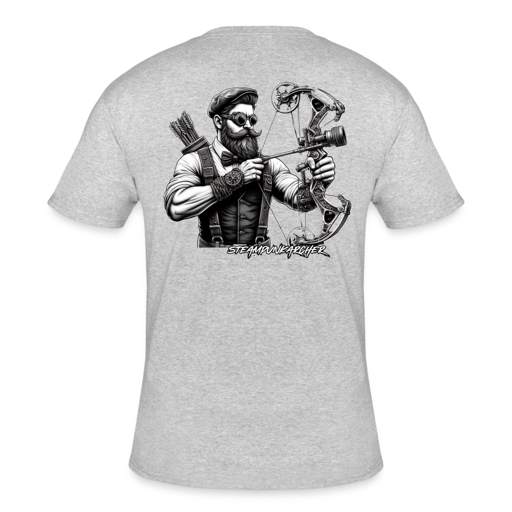 SteamPunk Archer T-Shirt - heather gray