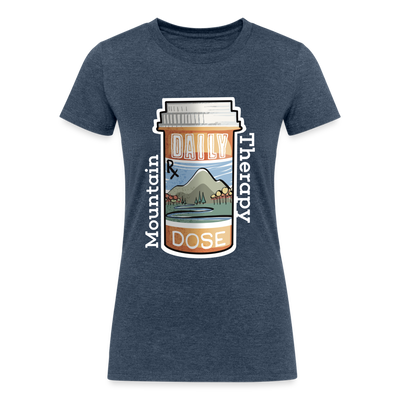 Women's Mountain Therapy Organic T-Shirt - heather navy